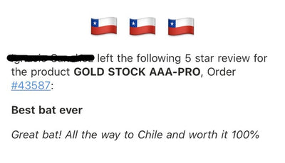 Shoutout Chile! Shipping worldwide daily...